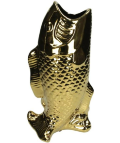 Vase Fish Gold